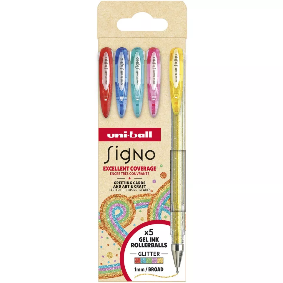 Uni-ball roller Signo Glitter, brede...