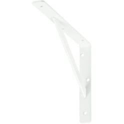 Console renforcée 250x150x30x4mm charge 100kg blanc / pce