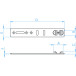 Draaibare Bevestigingsbeugel voor vast PVC raam Aluplast 240x30x2mm / 100pce