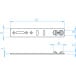 Patte de fixation pour châssis PVC fixes à tourner Aluplast 240x30x2mm / 100pce