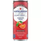 San Pellegrino limonade Aranciata Rossa light, sleek blik van 33 cl, pak van 6 stuks