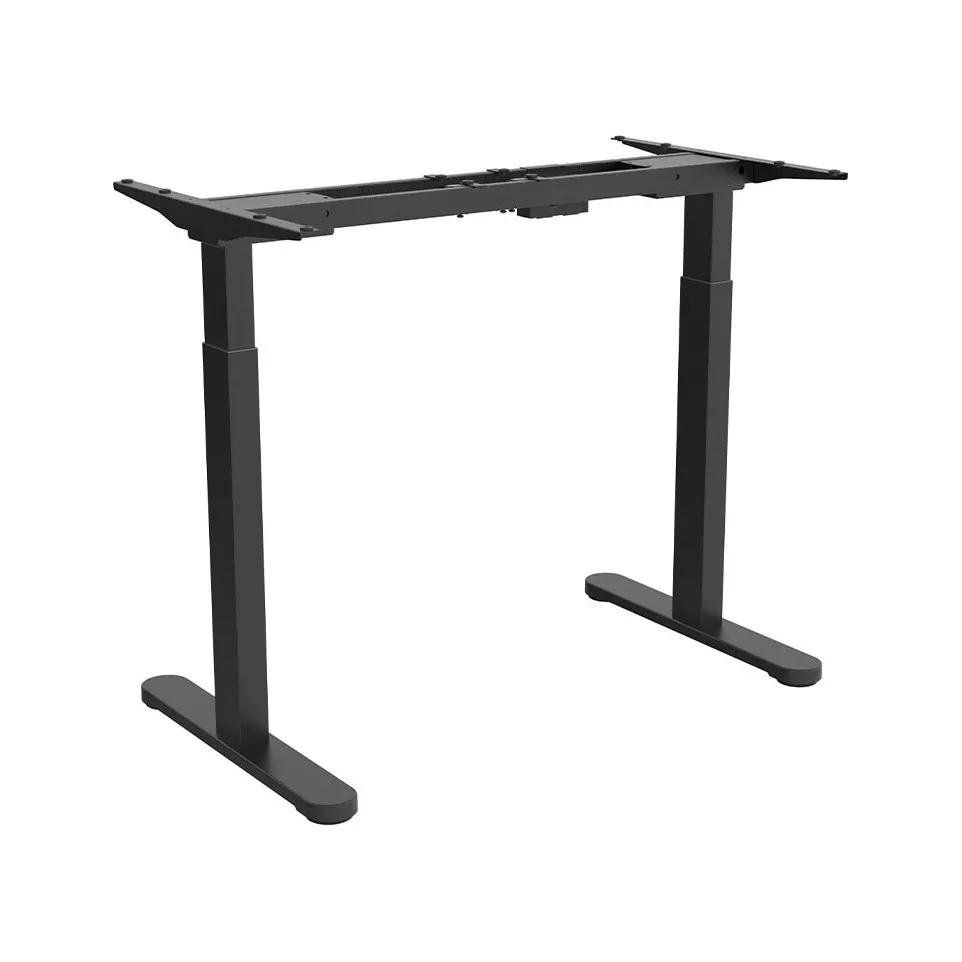 Zit-sta bureau onderstel, zwart