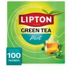 Lipton Feel Good Selection Mint Green Tea Box of 100 Tea Bags