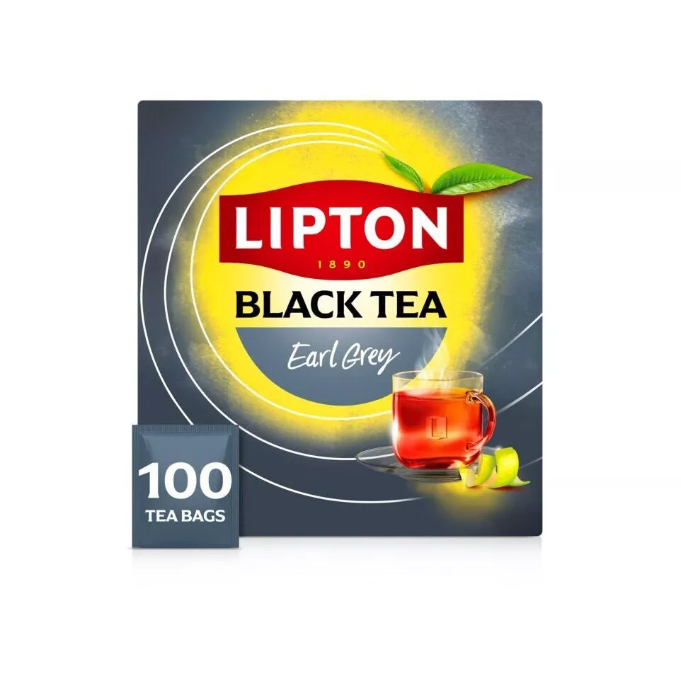 Lipton Earl Grey Black Tea 100 Tea Bags