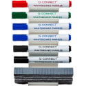 Q-CONNECT Whiteboard Accessory Holder with Markers and Eraser Included