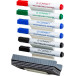 Q-CONNECT Whiteboard Accessory Holder with Markers and Eraser Included