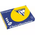 Clairefontaine Trophée Pastel, gekleurd papier, A3, 160 g, 250 vel, goudgeel