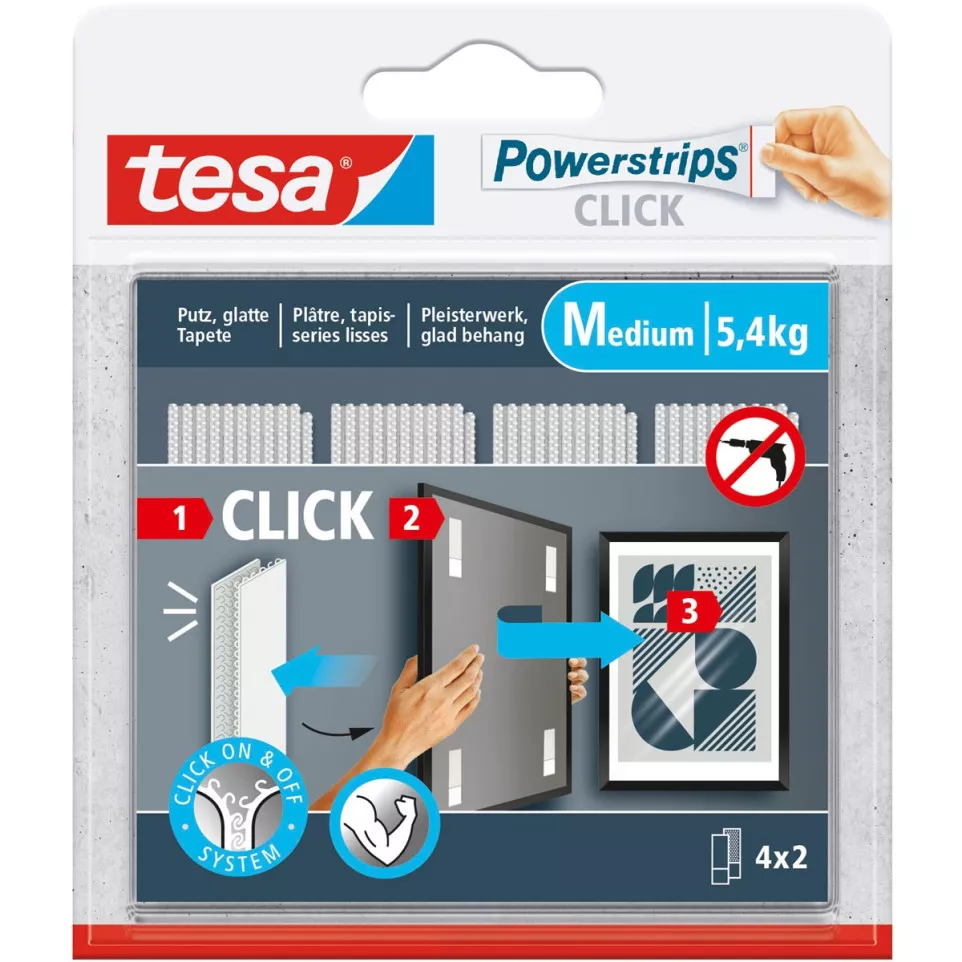 tesa Powerstrips Click Medium Max...