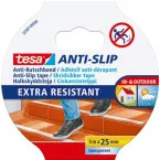 Tesa ruban adhésif anti-dérapant, ft 5 m x 25 mm, transparant