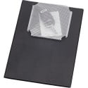 MAUL dossier de bord porte-bloc, ft A4 vertical, compartiment de rangement, noir, paquet de 10 pièces