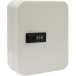 Sleutelkast met combinatieslot, voor 30 sleutels, wit