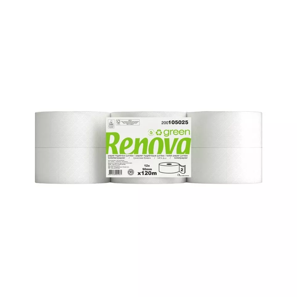 Renova Green papier toilette Jumbo, 2...