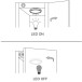INTRA Infrared Furniture Switch Black / pce
