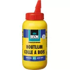 Bison colle à bois Original, blanc, flacon de 250 gram