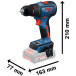 Schroefboormachine Bosch 18 V - 3 x 4 ah -EXPERT- EXSR18V-90 / pce