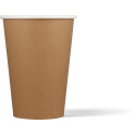 Drinkbeker uit karton, kraft, 180 ml, 100 stuks, bruin