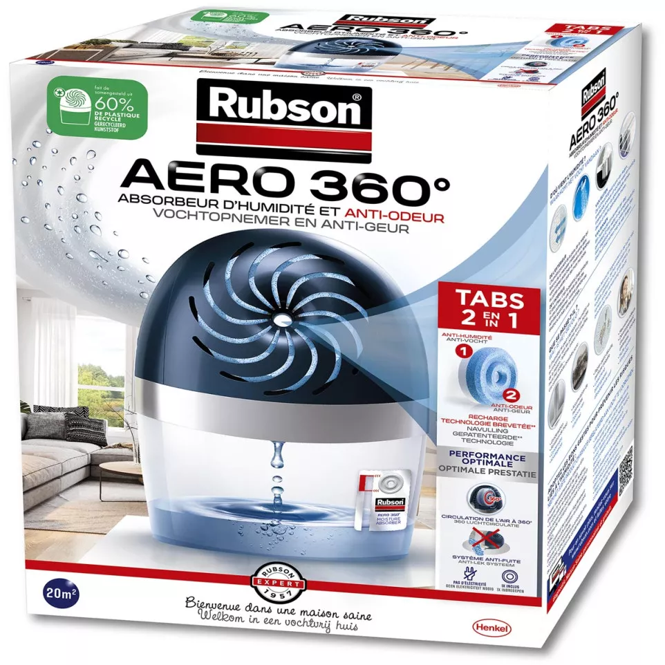 Rubson AERO 360 Refillable Moisture...