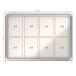 Nobo Premium Plus Indoor Display Case Sliding Door with Lock Magnetic 8 x A4