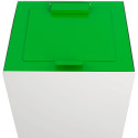 V-Part couvercle à clapet pour poubelle modulaire 85 l et 90 l, vert