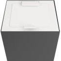 V-Part couvercle à clapet pour poubelle modulaire 85 l et 90 l, blanc