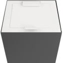 V-Part top met klep voor modulaire afvalbak 85 l en 90 l, wit