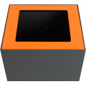 V-Part couvercle pour poubelle modulaire 85 l et 90 l, orange
