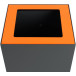 V-Part couvercle pour poubelle modulaire 85 l et 90 l, orange