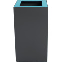 V-Part top voor modulaire afvalbak 85 l en 90 l, blauw