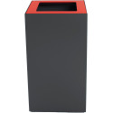 V-Part top voor modulaire afvalbak 85 l en 90 l, rood