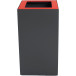 V-Part top voor modulaire afvalbak 85 l en 90 l, rood
