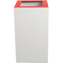 V-Part top voor modulaire afvalbak 85 l en 90 l, rood