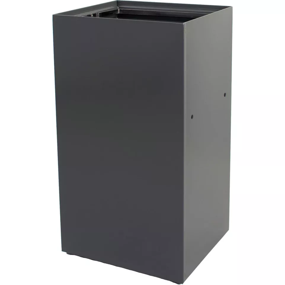 V-part modulaire afvalbak 90 l, grijs