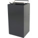 V-part modulaire afvalbak 90 l, grijs