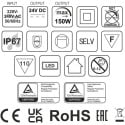 Slim LED Driver Power Supply 24V DC 150W IP67 / pc