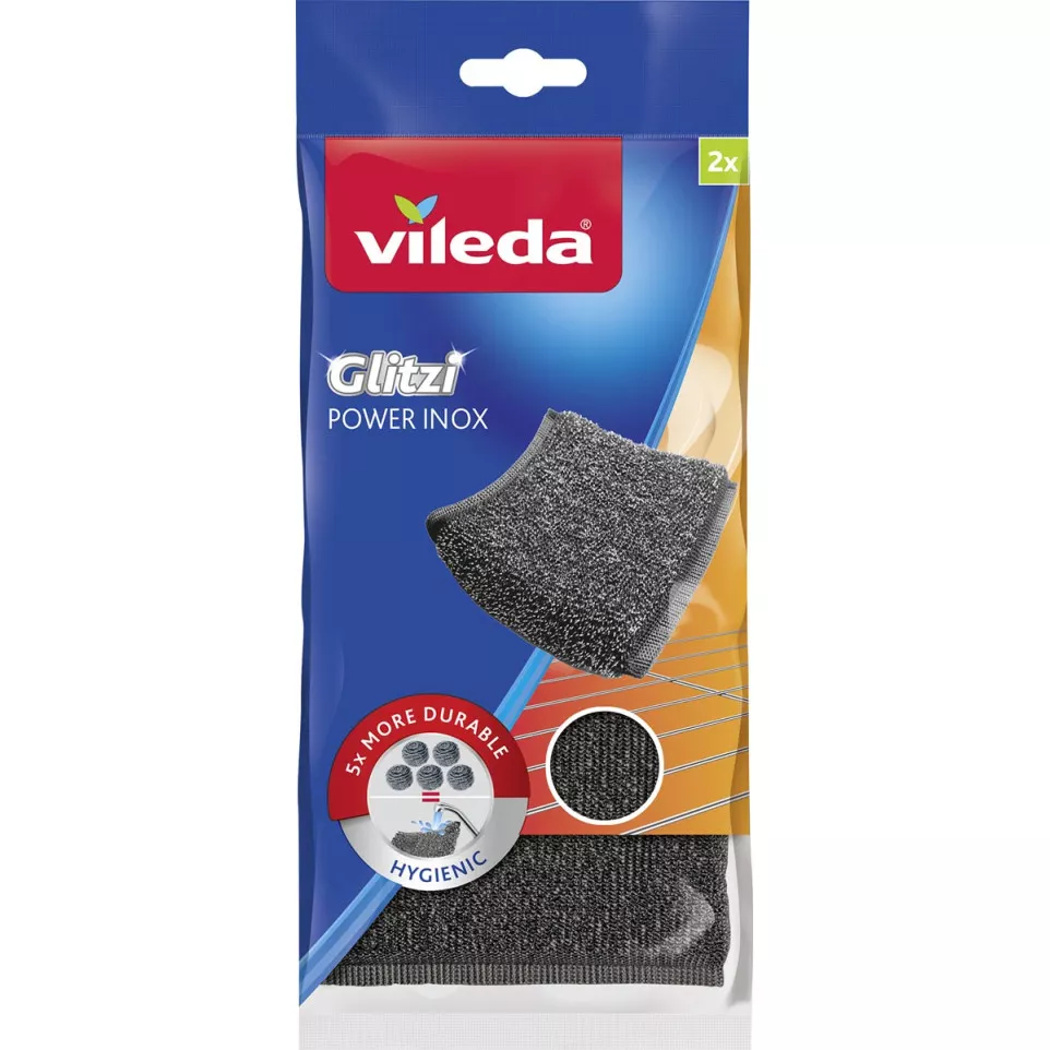 Vileda Glitzi Power inox schuurspons,...