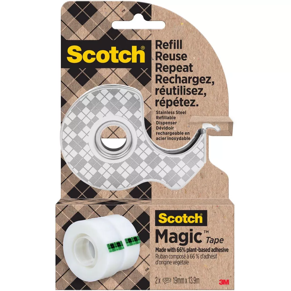 Scotch duurzame dispenser uit RVS,...