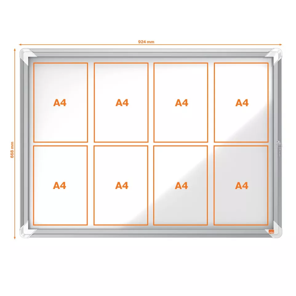 Nobo Premium Plus Magnetic Lockable...