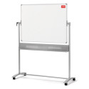 Nobo mobiel magnetisch whiteboard, kantelbaar, gelakt staal, ft 150 x 120 cm