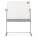 Nobo mobiel magnetisch whiteboard, kantelbaar, gelakt staal, ft 150 x 120 cm