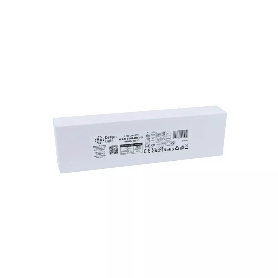 Driver LED Slim Power supply 24V DC...