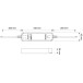 Driver LED Slim Voeding 24V DC 60W IP67 / pce