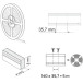LED Neon Flex 4x8mm x 5m 24V Cool White 6.2W/m 580lm/m IP20 / 5m
