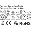 Premium RGB COB LED Strip 5m x 10mm 16W/m IP20 / 5m