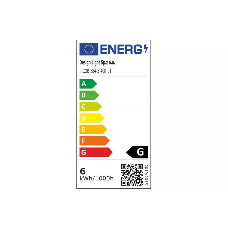 LED COB Slim 5mx5mm 24V DC warm wit...
