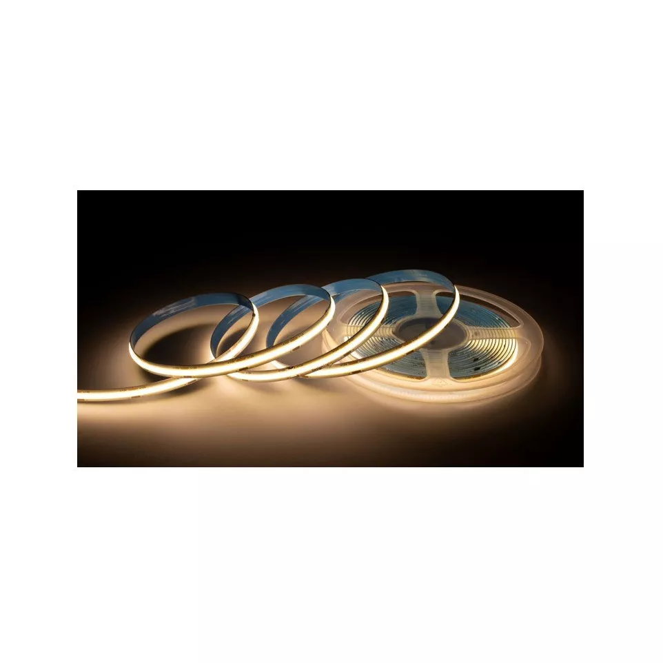 LED COB Premium 25mx8mm 24V blanc...