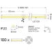 LED COB Premium 5mx8mm 24V koel wit 13W/m 1180 lm/m IP20 / 5m