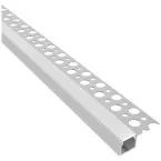 DEOLINE K Architectural Anodized Aluminum LED Profile with Opal Cover / 3m