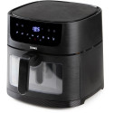Domo heteluchtfriteuse Deli-Fryer met kijkvenster, 8 l, zwart