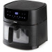 Domo heteluchtfriteuse Deli-Fryer met kijkvenster, 8 l, zwart
