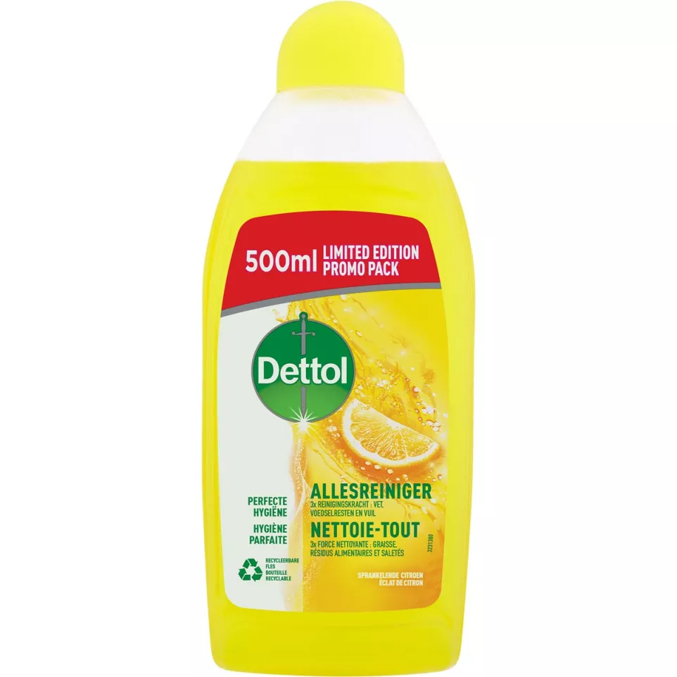 Dettol allesreiniger, citroen, fles...